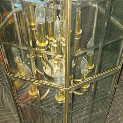 Chandelier Brass 