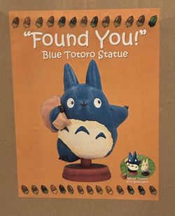 Studio Ghibli My Neighbor Totoro Figure - Found You! Blue Totoro - Brand New