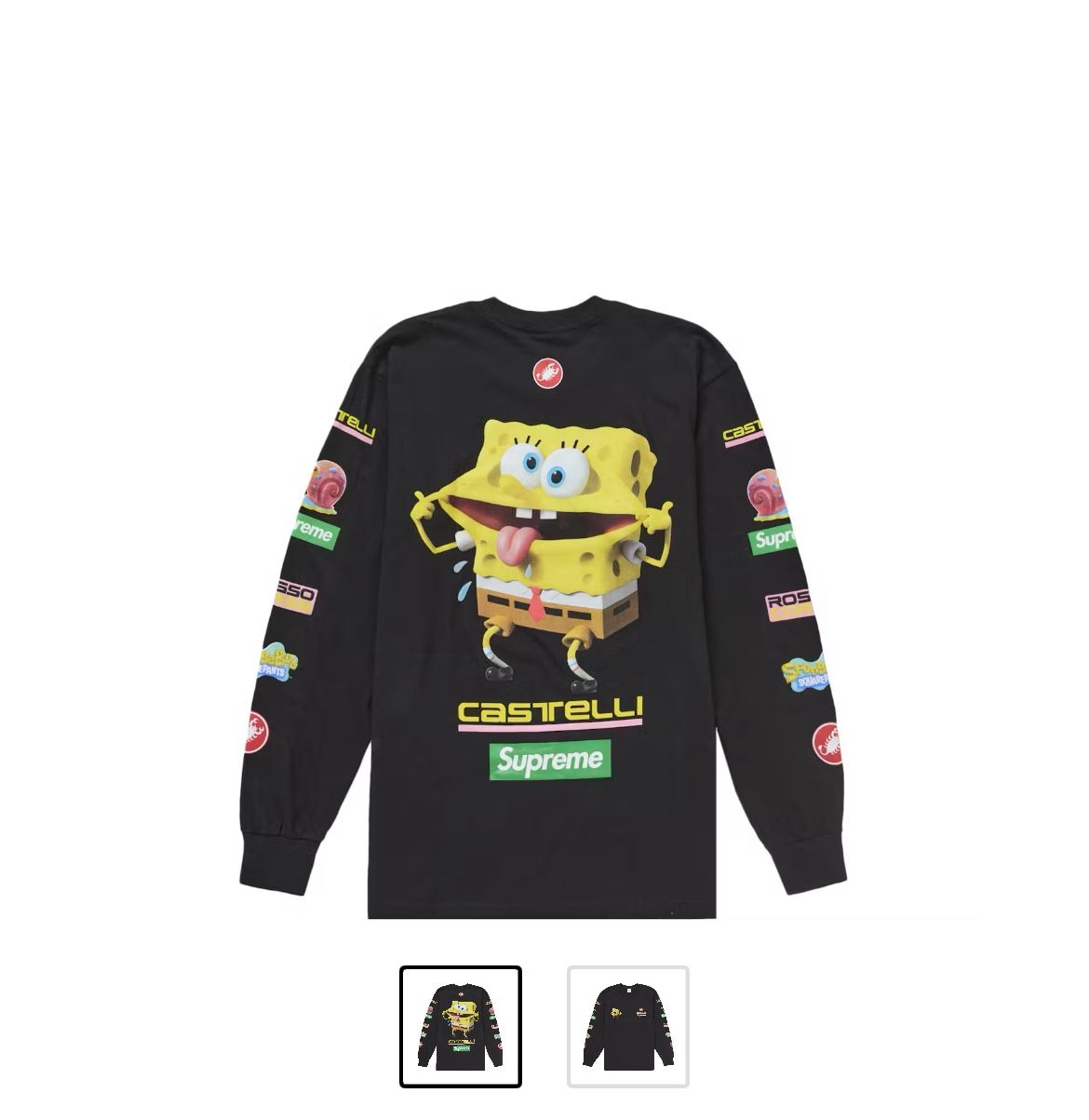 Supreme x Spongebob Long Sleeve Sz Large