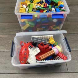 Duplo Legos With Bins
