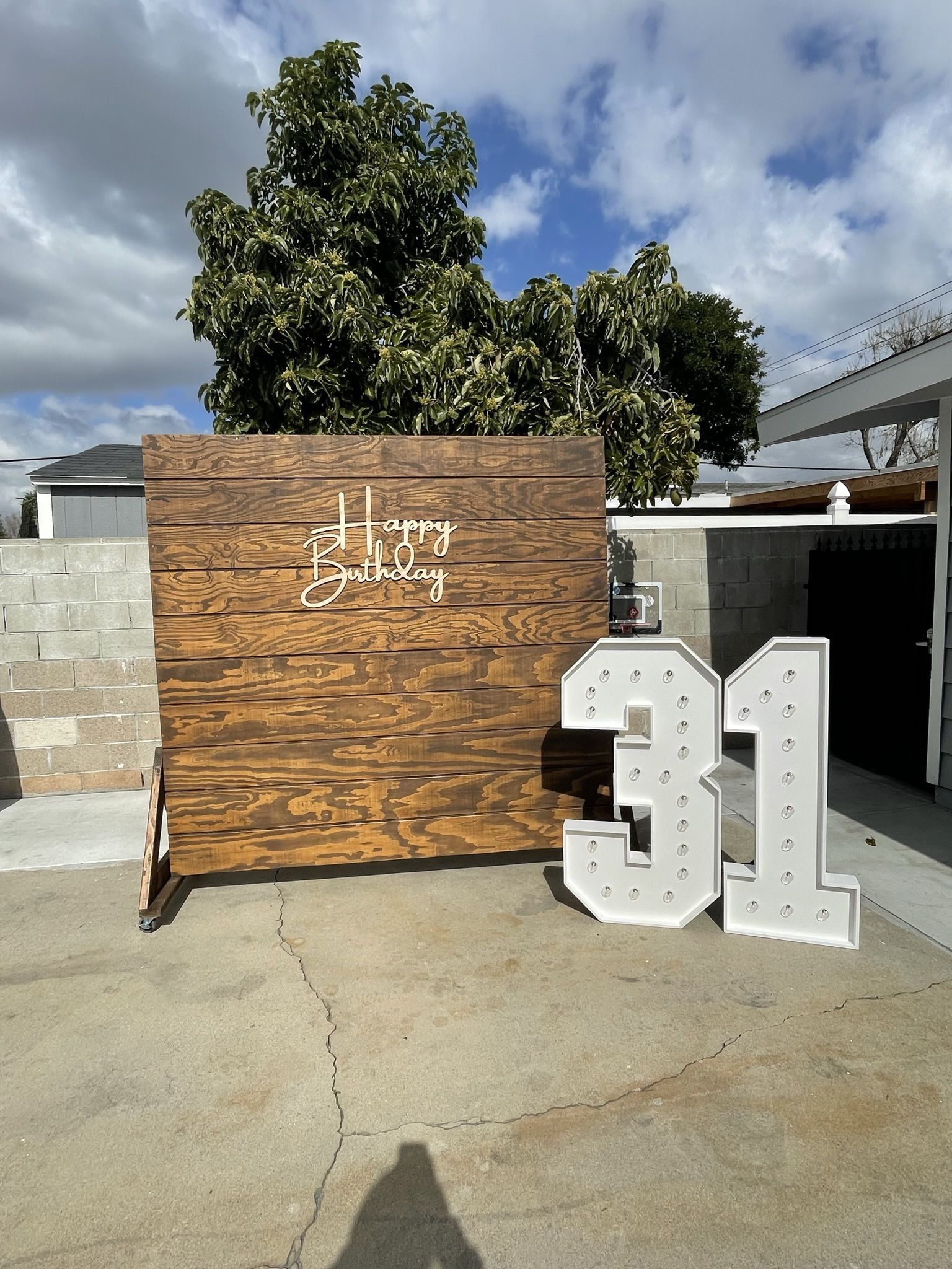 Wood Backdrop Wall For Sale