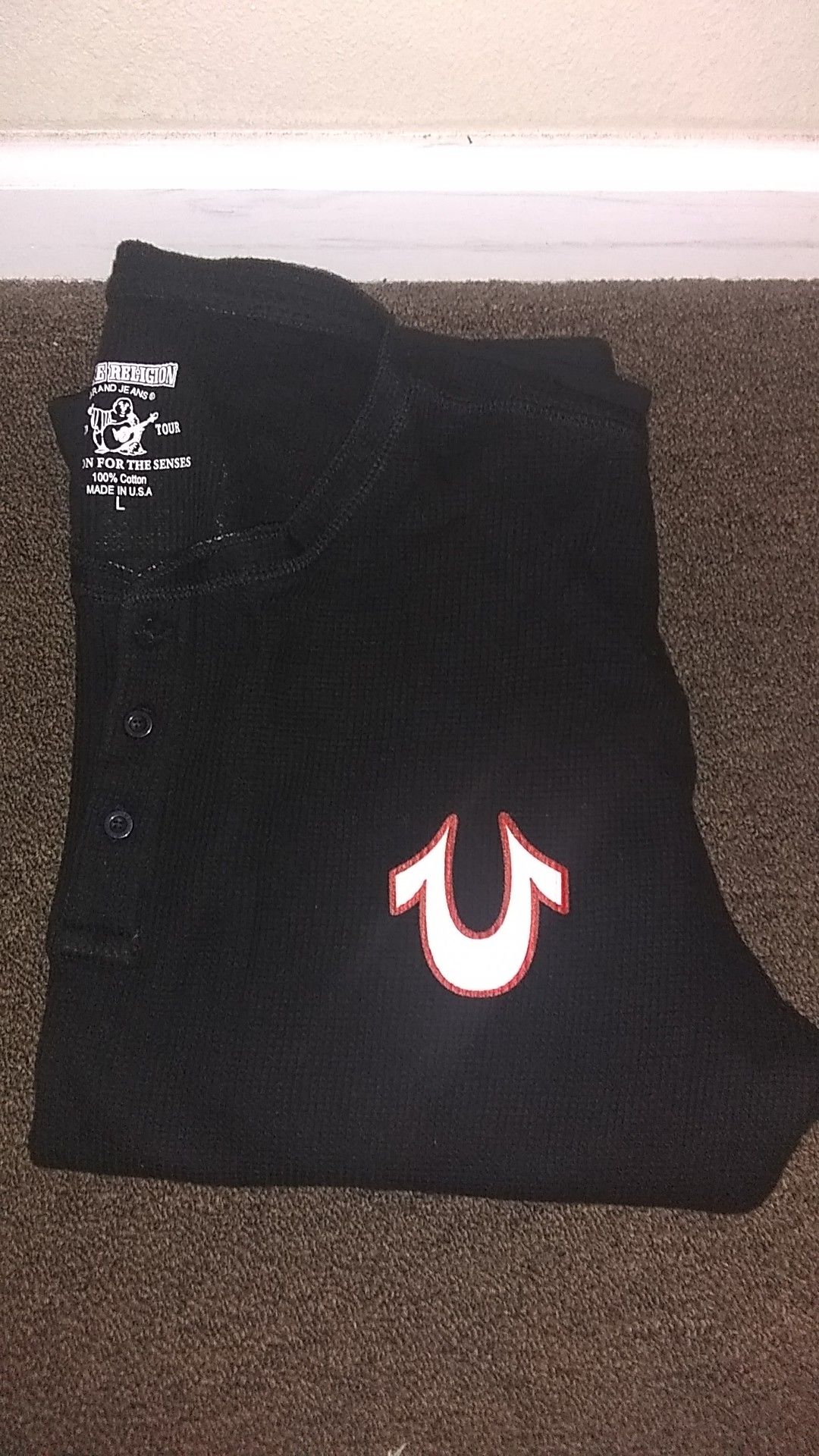 Black true religion sweater
