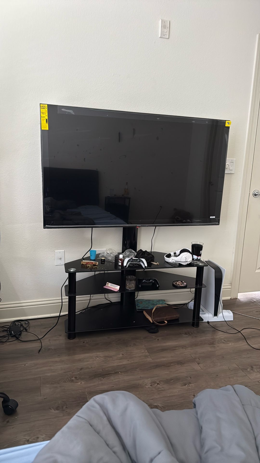 58” Tv Plus The Stand