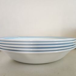 Corelle Dolphin Bowls Lot Of 5 Bowls 8.5" Wide