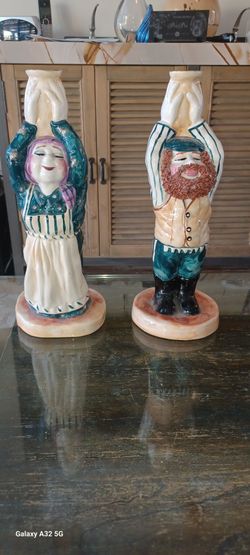 Branah Layah 1995 14" candlestick pair Shabbat $100obo.