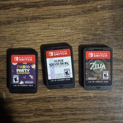 Nintendo Switch Games Zelda Mario Party Smash Bros