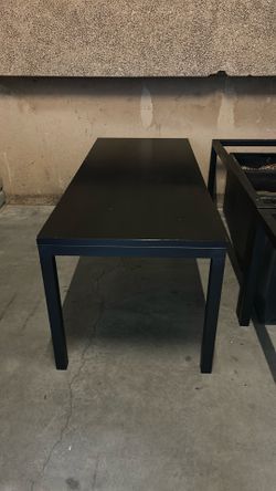 Big Black desk or dining table , FREE