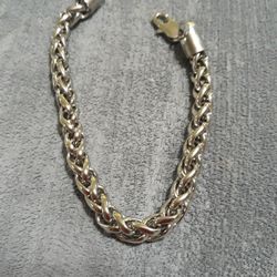 Stainless Steel PVD Round Spiga Bracelet 6mm