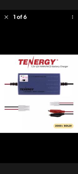 Tenergy Smart RC Battery Charger for NiMH NiCd 7.2V-12V RC Hobby Battery Pack