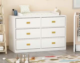 Baby dresser with changing station