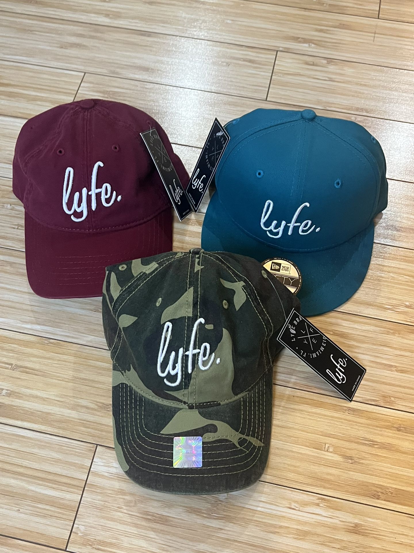 Lyfe Miami Fashion Hats Lot of 3