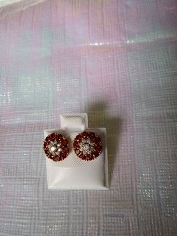 Gold plated earrings