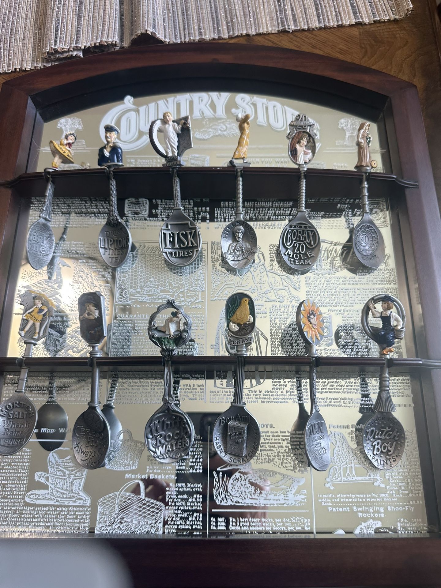 Franklin Mint Country Store Spoon Set