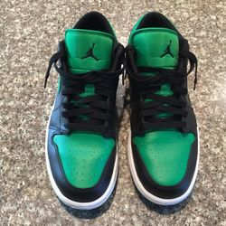 New Nike Air Jordan 1 Low Lucky Green 