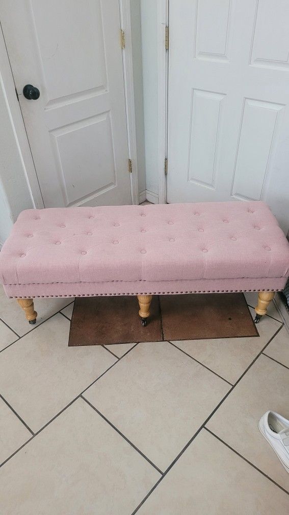Pink Ottoman