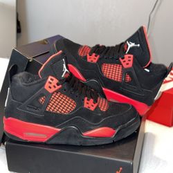 Jordan 4 Retro GS “Red Thunder” Size 4Y Used