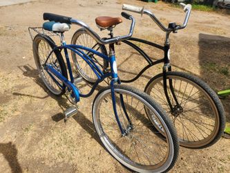 Two "26  Vintage Schwinn  Bikes 1977 Typhoon and 1981 Schwinn Cruiser  " Both In Good Working Condition "