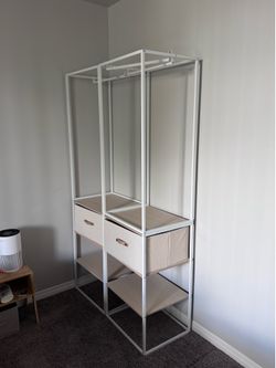 Open Wardrobe Clothing rack— Set of 2 | Like New