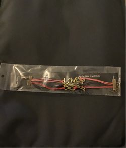 New leather charm bracelet