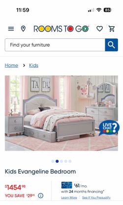Kids Evangeline Twin Bedroom