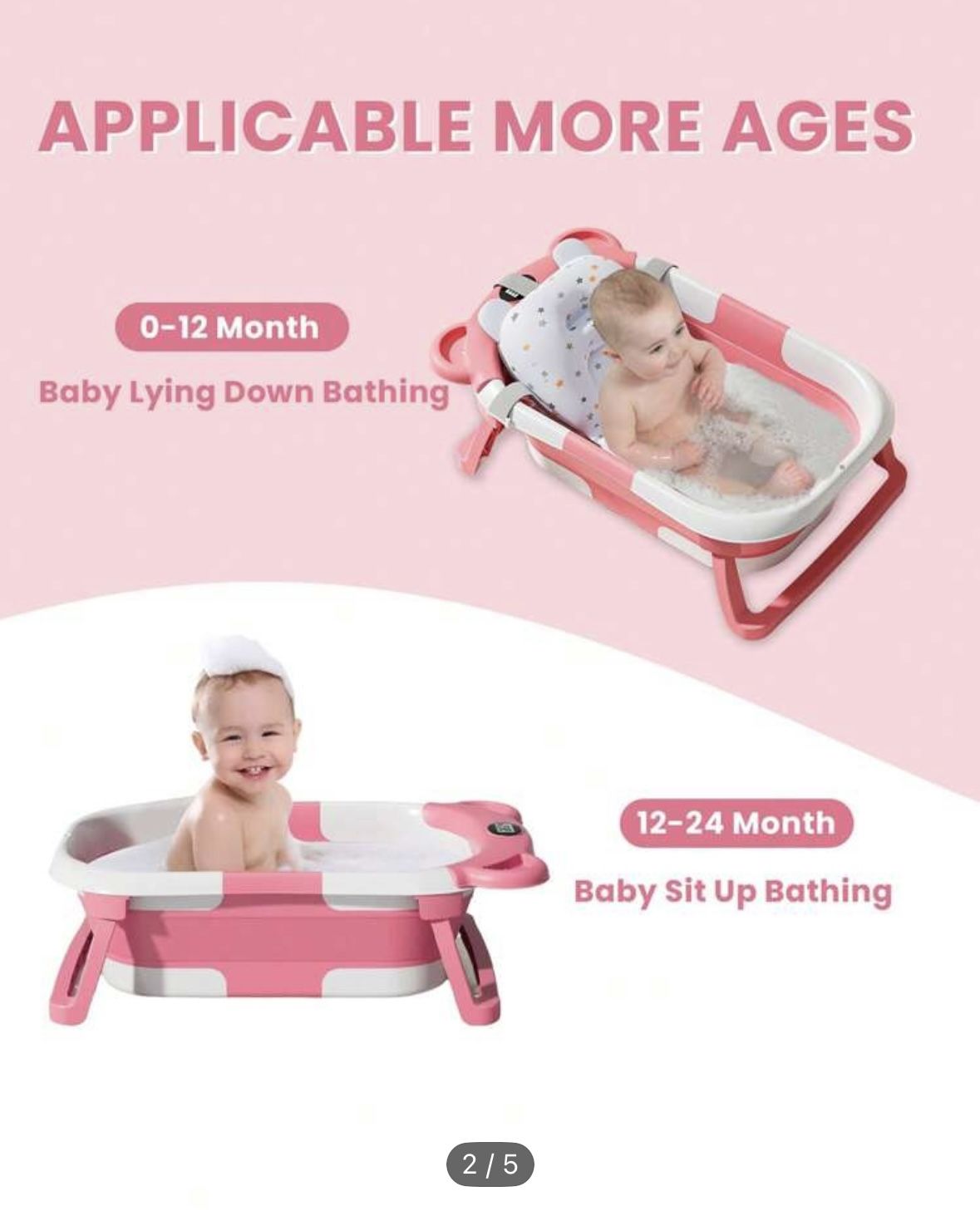 Baby Bathtub that Grows with BABY !
