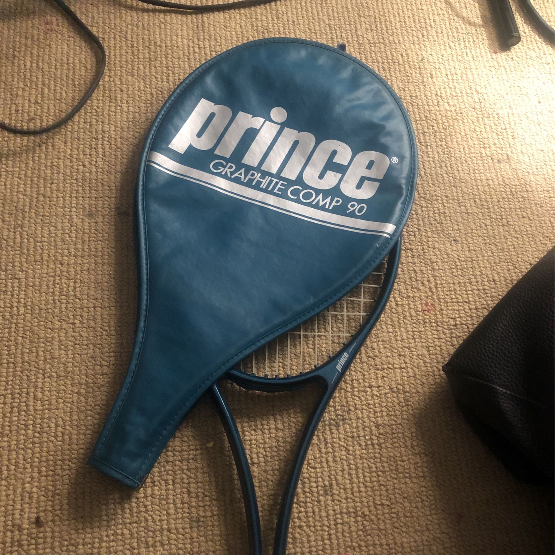 High Level Pro Quality “prince Graphite Comp 90” Tennis Racket