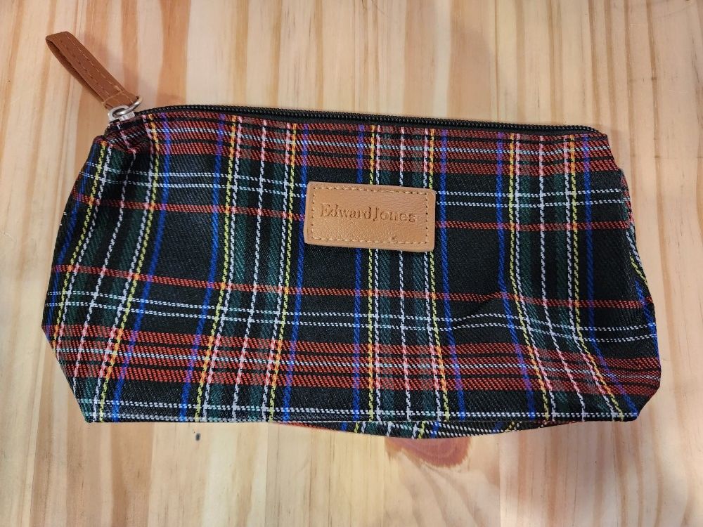 Edward Jones plaid Cometic bag Coin Purse