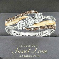 Sweet Love 3 Diamond Wedding Band