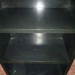 Heavy Wooden DVD Tower Video Game Tower With 4 Shelves. Entertainment Center For DVD / CD / VHS / Video Games