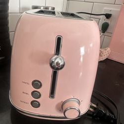 Retro Pink Toaster 