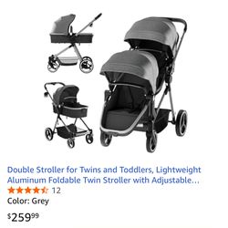 Double Stroller Basically New