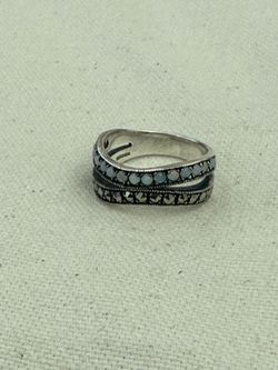Size 9 Silver 925 Ring - 5.6g