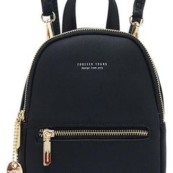 WILSLAT Women's Mini Backpack Purse Fashion Lightweight Leather Travel Small Shoulder Bag