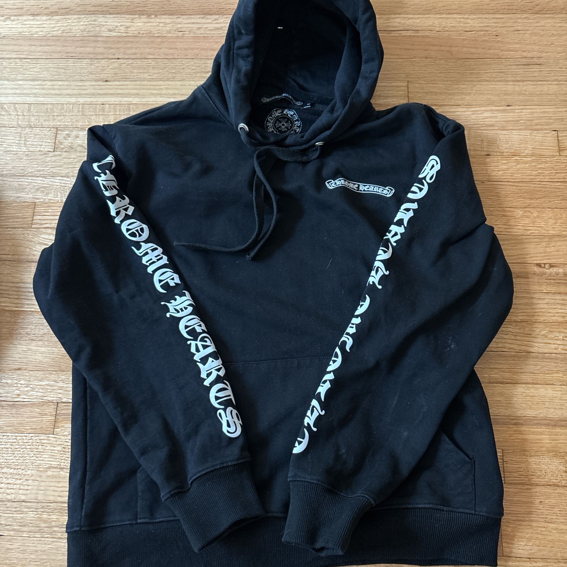 chrome hearts black hoodie 