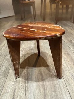 Solid teak shower stool