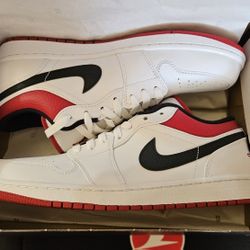 Air Jordan Low | White Red | Size 10