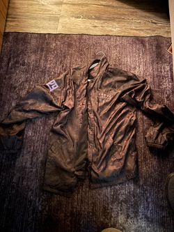 King fold black camo windbreaker