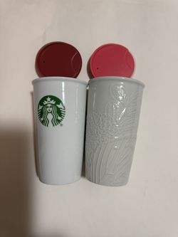 STARBUCKS. 10 OZ. NOT USED. CERAMIC MUGS. $20.00 EACH. 