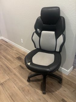 Gaming Chair Black and Gray High Back
