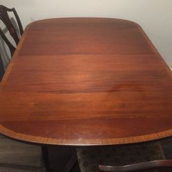 Vintage Cherry Dining Room Table 