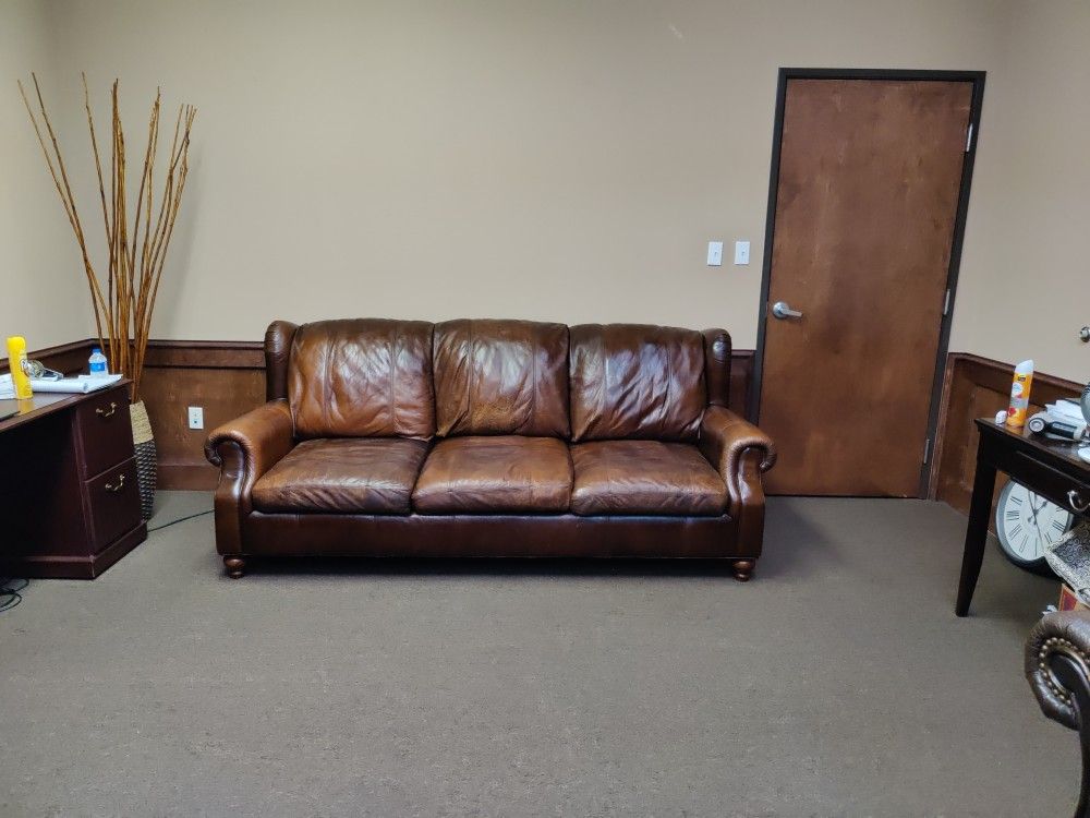 Designer Genuine Leather Couch