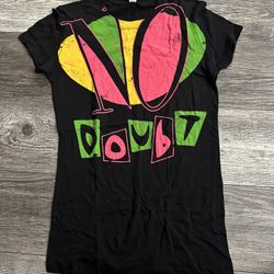 Women’s No Double Neon Retro Shirt Large 