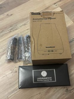 New Essential Oil/aromatherapy Diffuser And Laguna Moon Premium Essential Oils Set