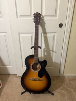 Fender Acoustic Electric Guitar with Stand