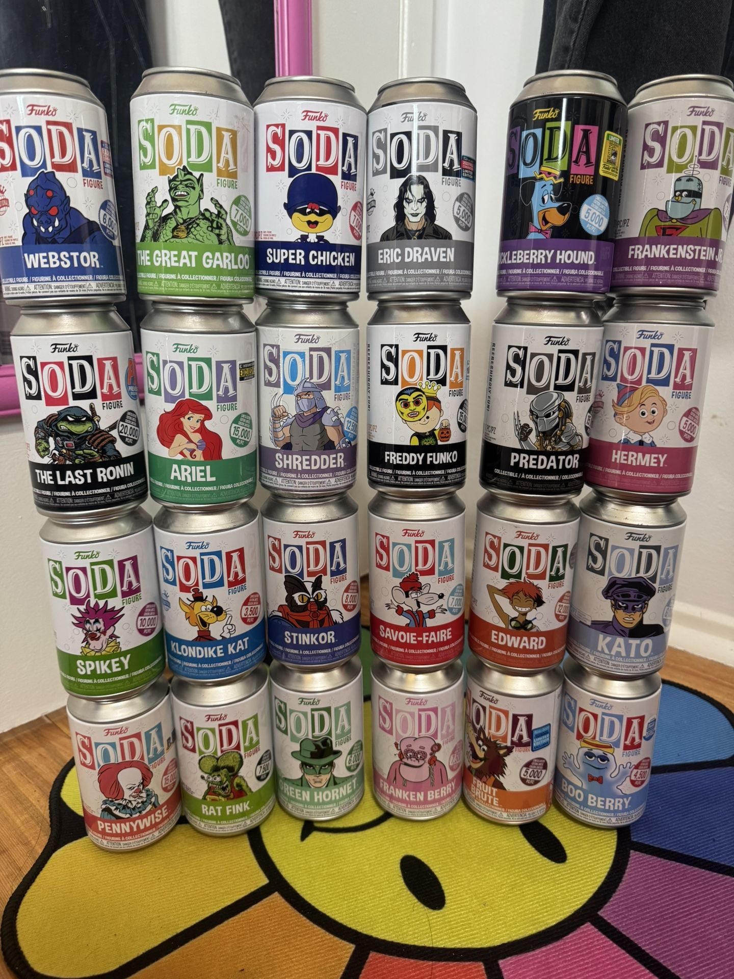 Funko Soda Lot Of 117 Sodas, ALL COMMON!!