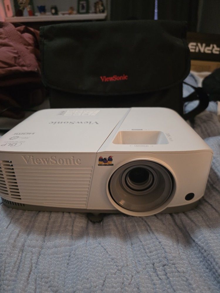 viewsonic hd projector w/screen