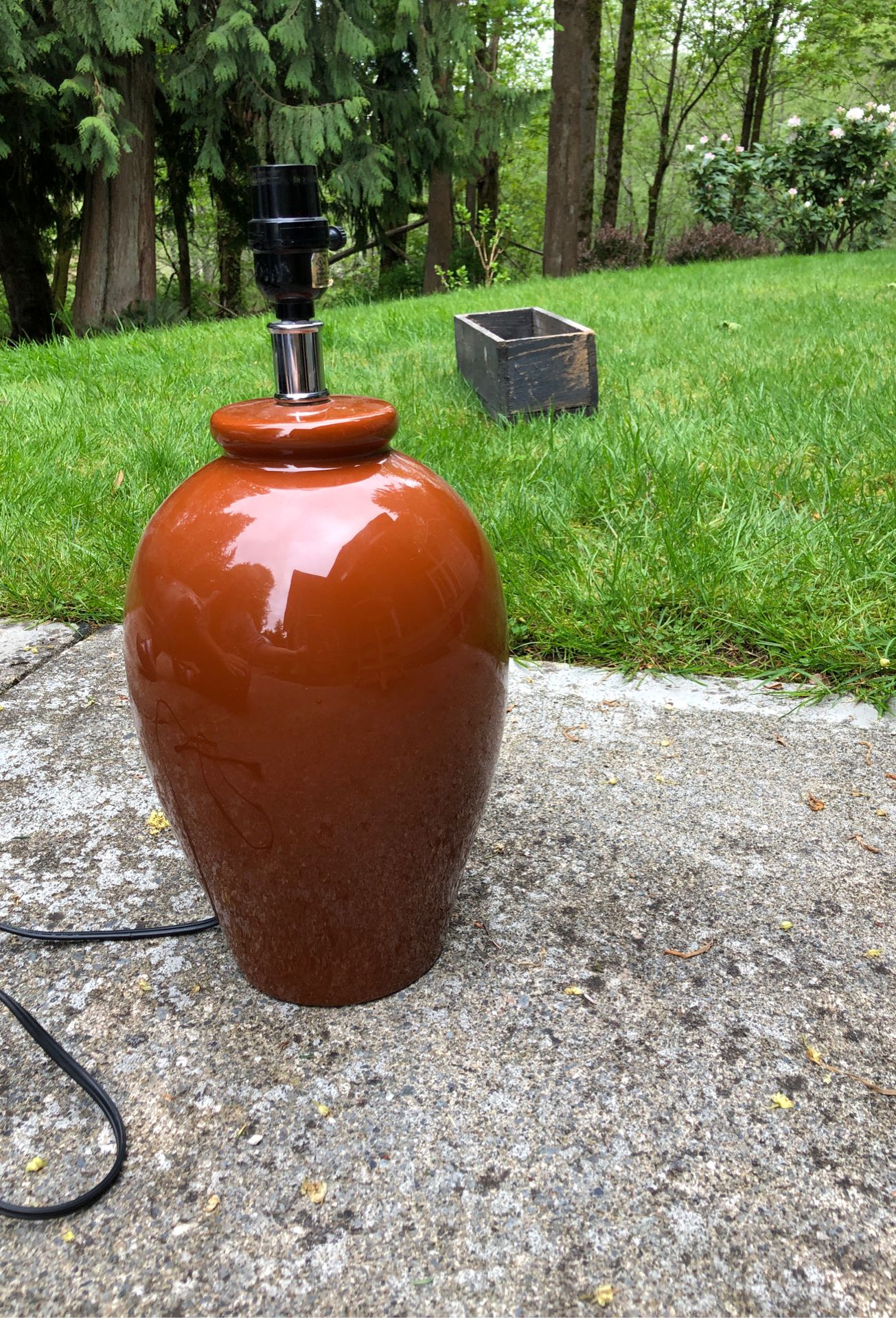 Beautiful Rust Colored Lamp