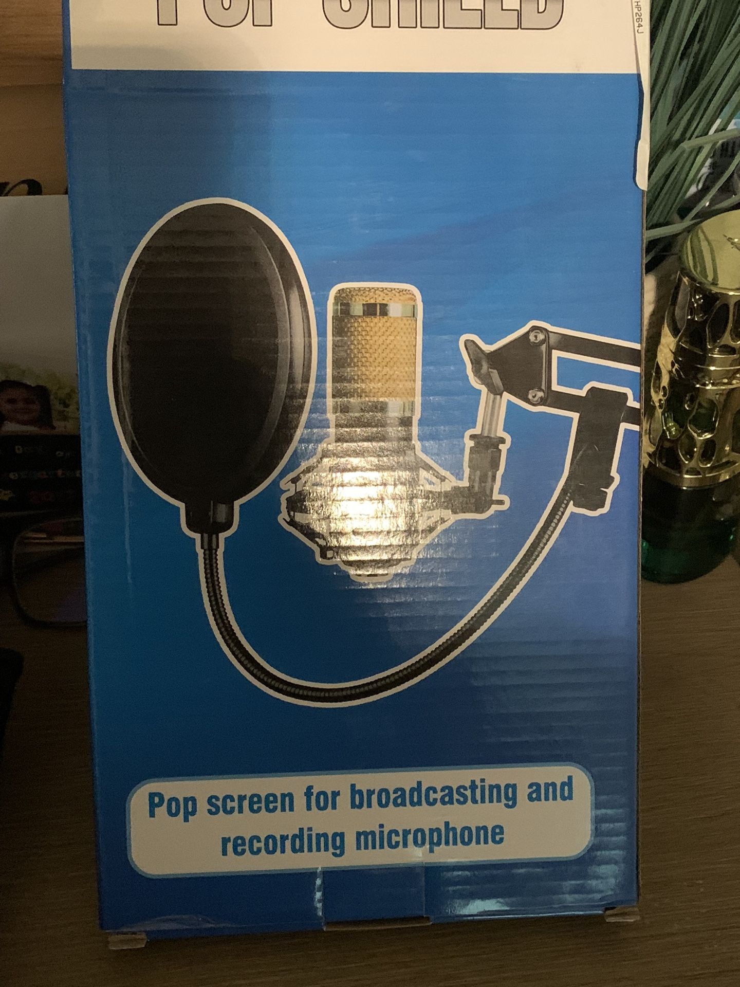 Pop Screen For Broadcasting And Recording Microphones 