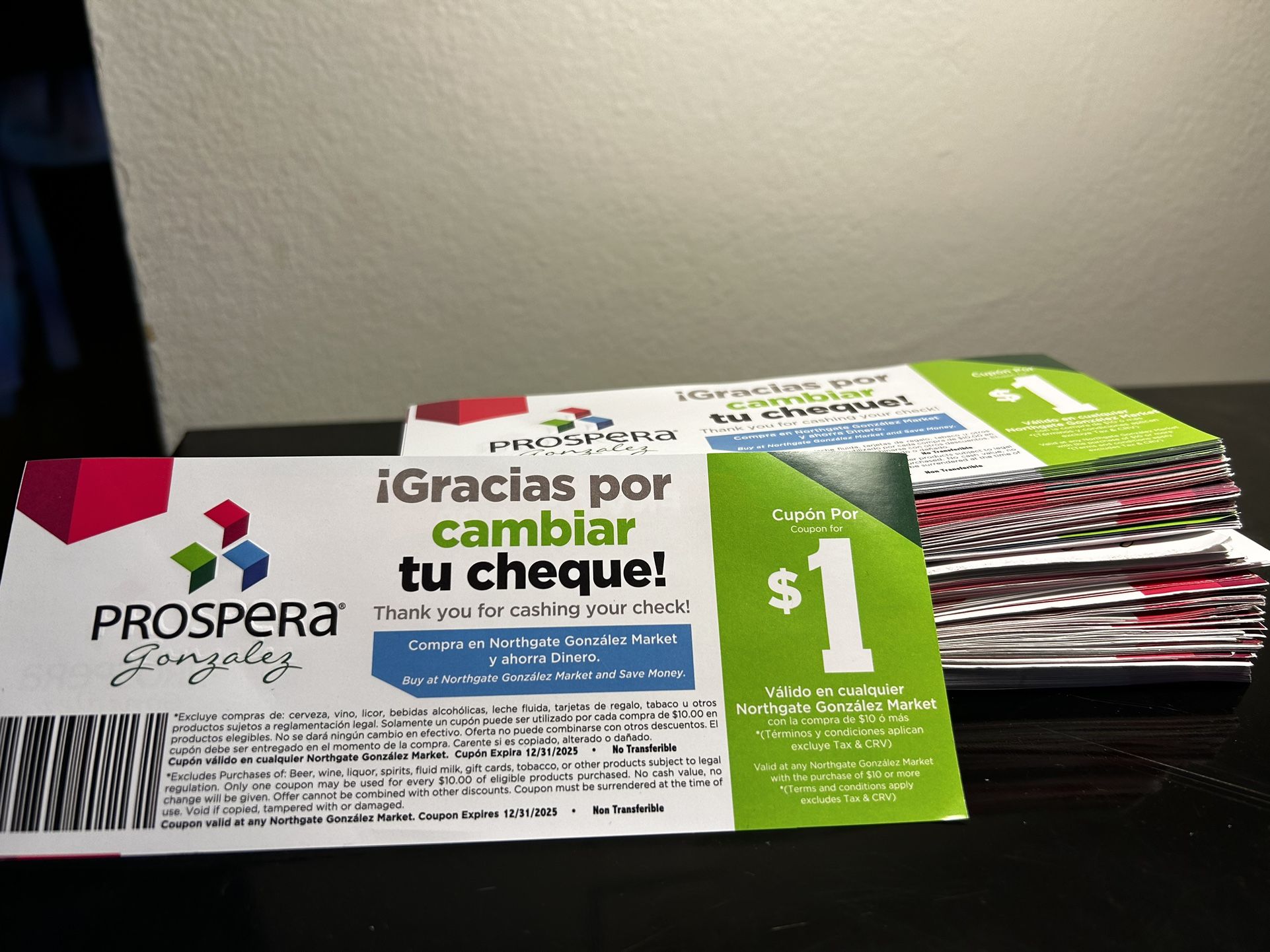 250 Gonzalez Market 1$ Discount Coupons