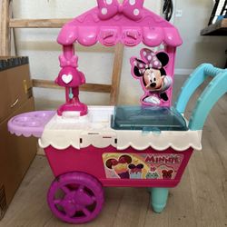 Minnie Mouse Ice Cream Cart